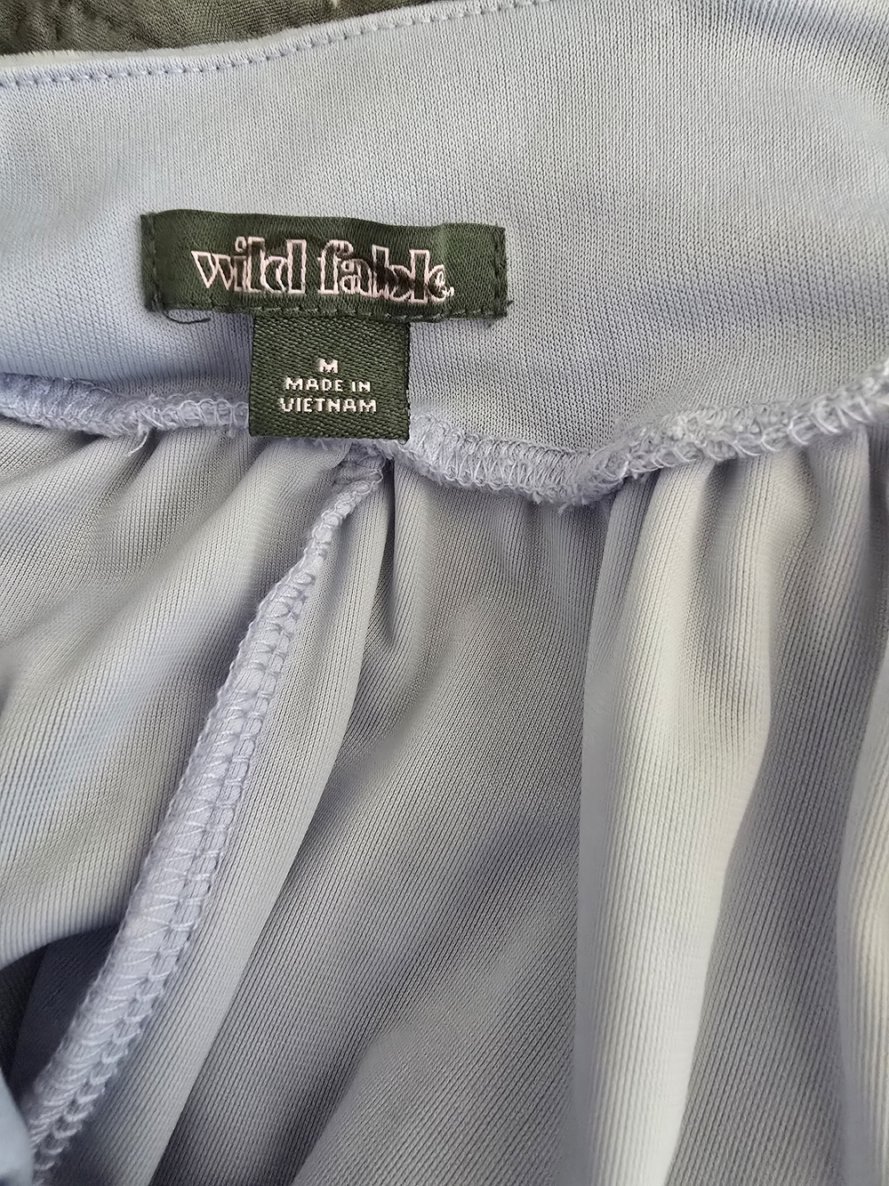 Wild Fable Blue Velvet Criss-Cross Back Slip Dress - Size Medium - Picture 3 of 6